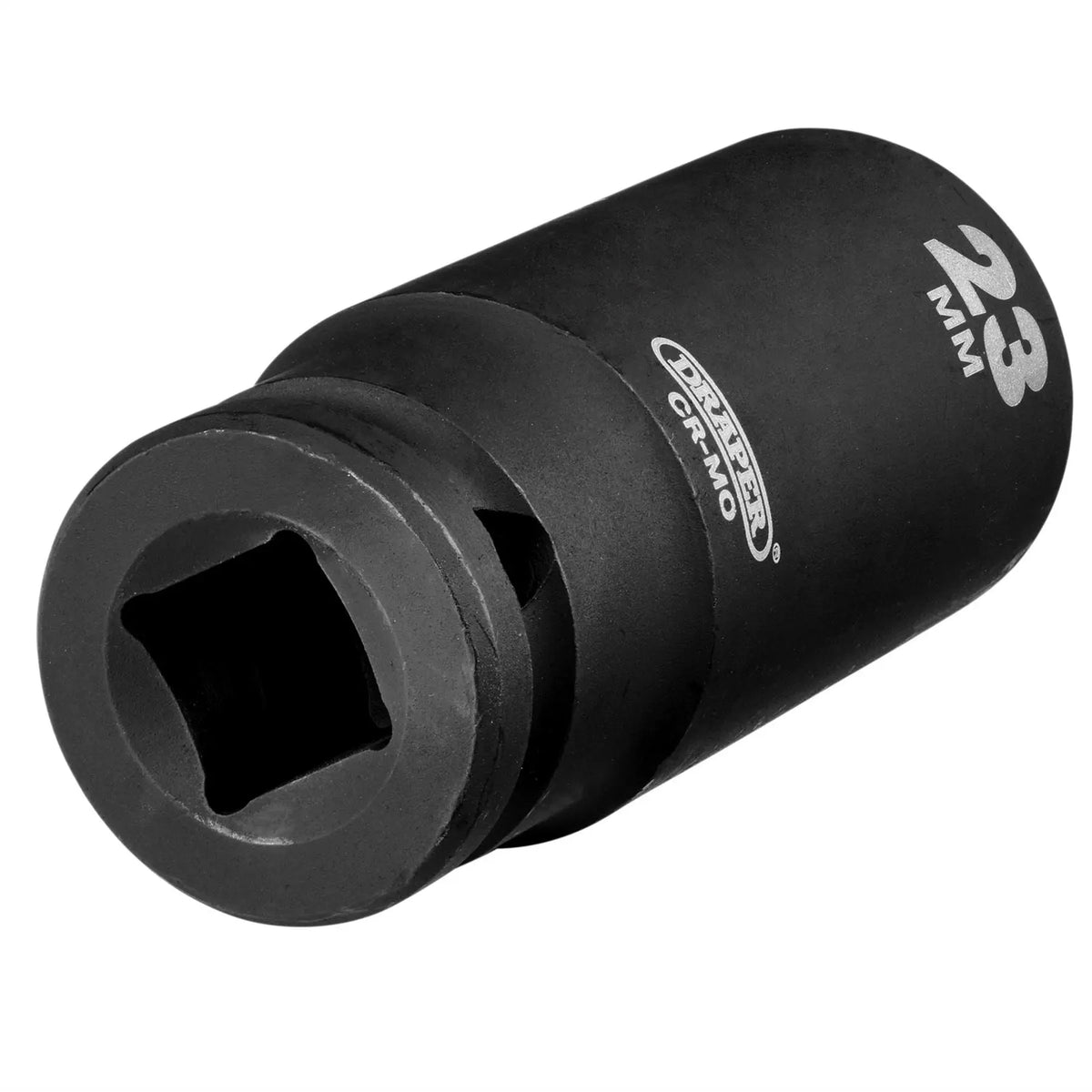 Draper Hi-TORQ® Deep Impact Socket 1/2" Sq. Dr. 23mm 20192 White Rose Tools