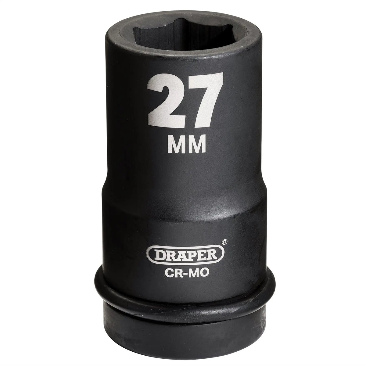 Draper Hi-TORQ® Deep Impact Socket 1" Sq. Dr. 27mm 05142 White Rose Tools