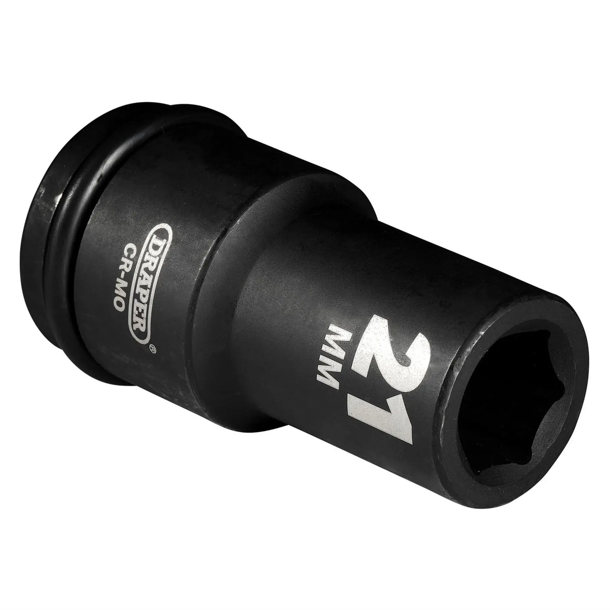 Draper Hi-TORQ® Deep Impact Socket 3/4" Sq. Dr. 21mm 05053 White Rose Tools