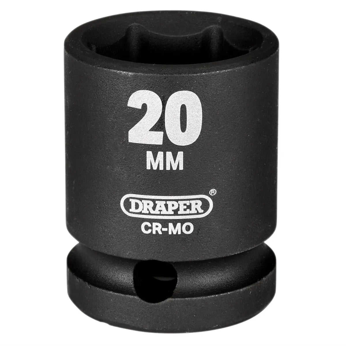 Draper Hi-TORQ® Impact Socket 1/2" Sq. Dr. 20mm 20184 White Rose Tools