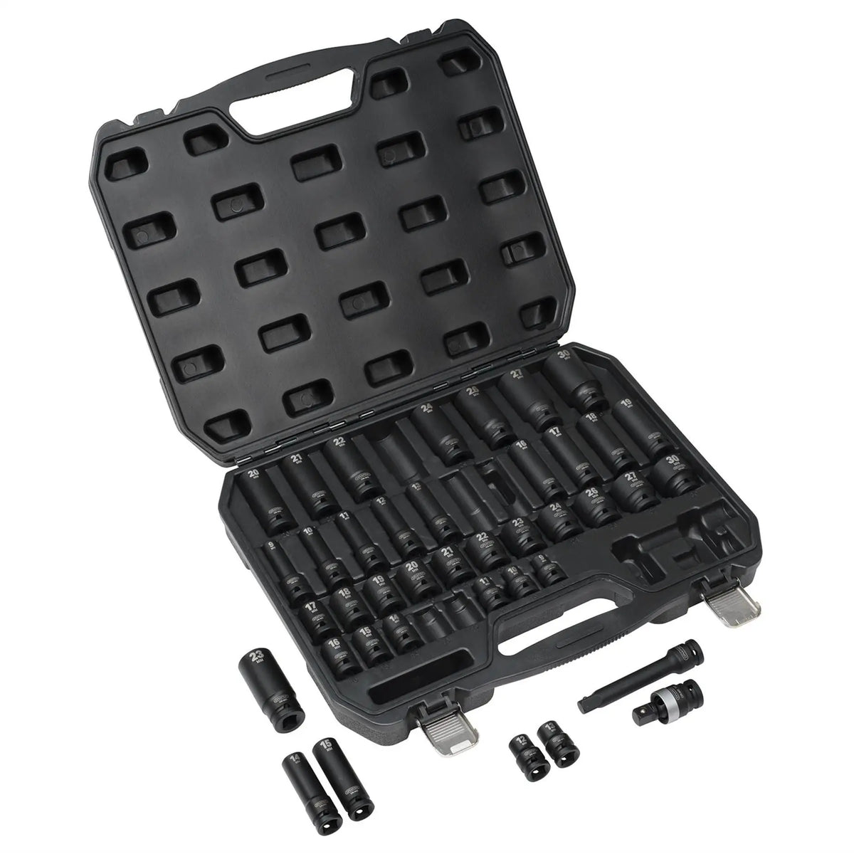 Draper Hi-TORQ® Impact Socket Set 1/2" Sq. Dr. (40 Piece) 07106 White Rose Tools