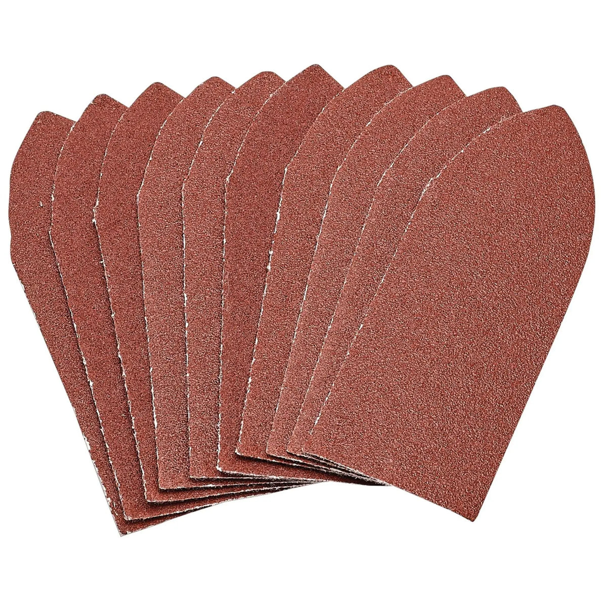 Draper Hook and Loop Aluminium Oxide Sanding Sheets 32 x 92mm 120 Grit (Pack of 10) 99262 White Rose Tools