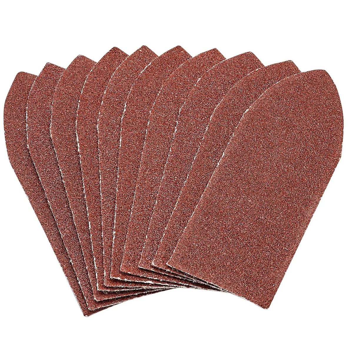 Draper Hook and Loop Aluminium Oxide Sanding Sheets 32 x 92mm 80 Grit (Pack of 10) 99261 White Rose Tools