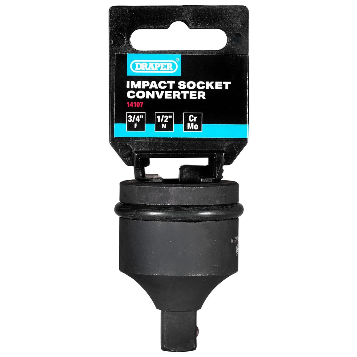Draper Impact Socket Converter 3/4"(F) x 1/2"(M) 14107 White Rose Tools