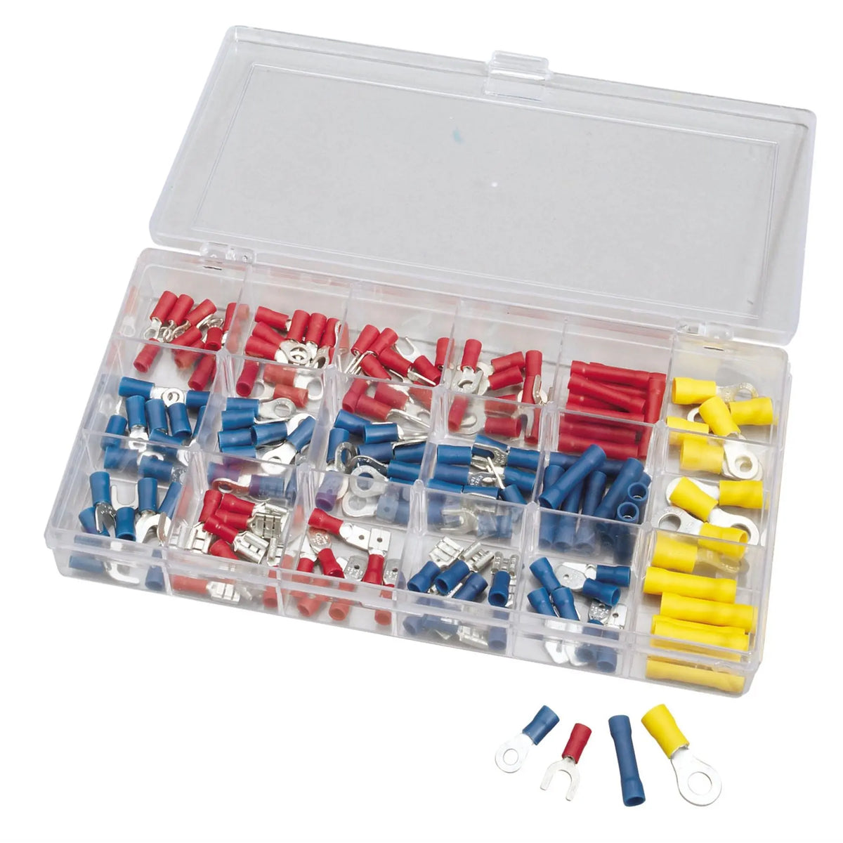 Draper Insulated Terminal Assortment (150 Piece) 18160 White Rose Tools