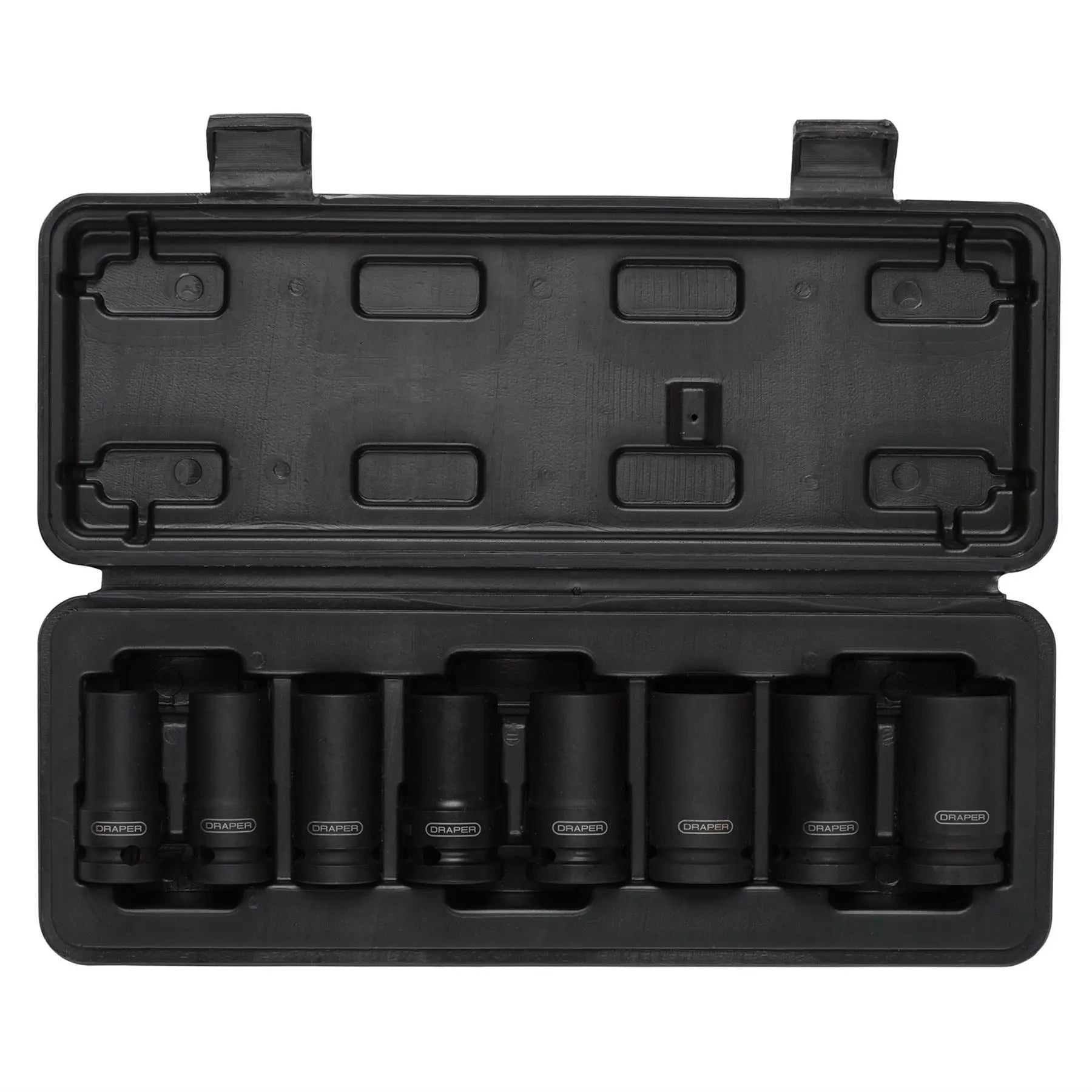 Draper Locking Wheel Nut Removal Set 1/2" Sq. Dr. (8 Piece) 02746 White Rose Tools