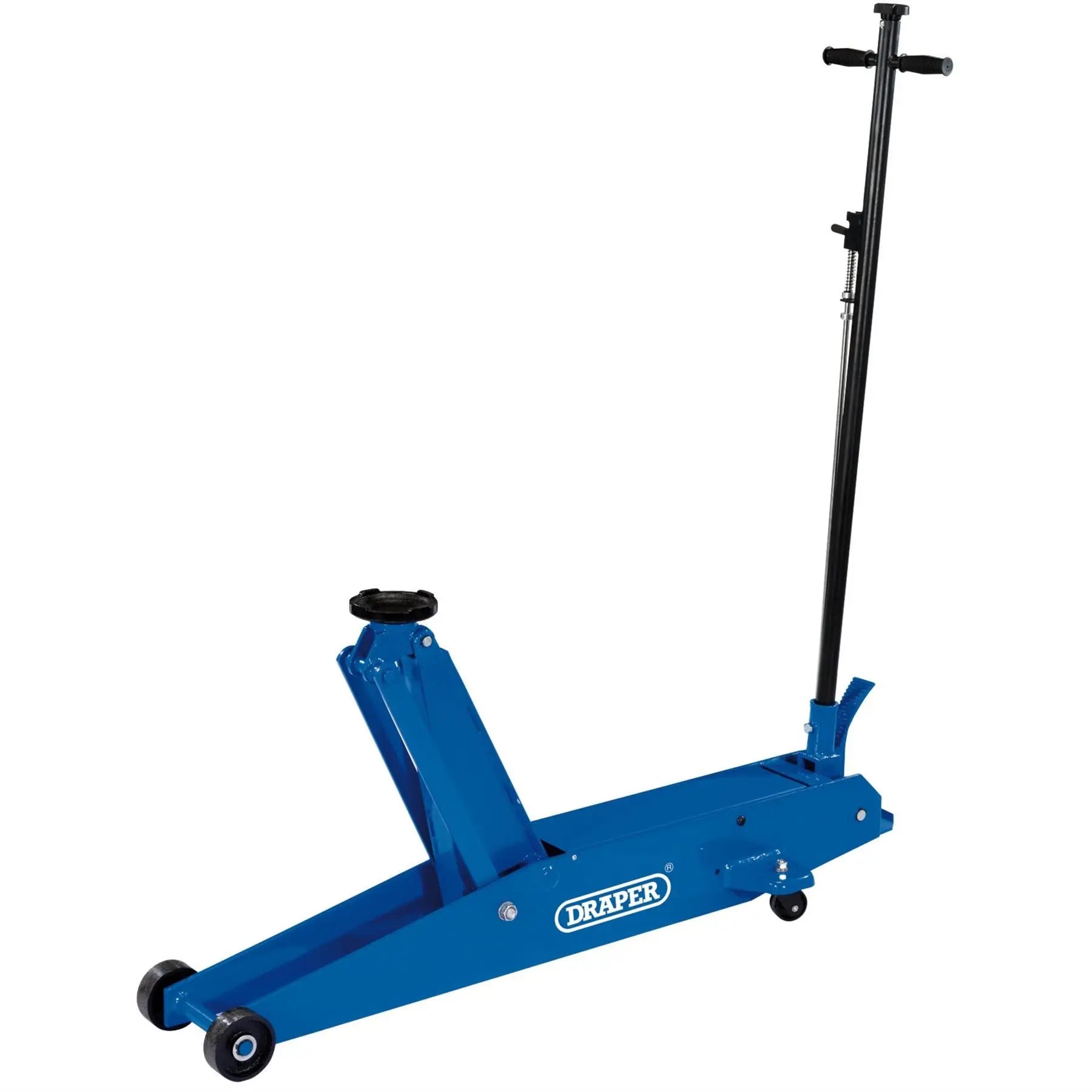 Draper Long Chassis Trolley Jack 3 Tonne 03463 White Rose Tools