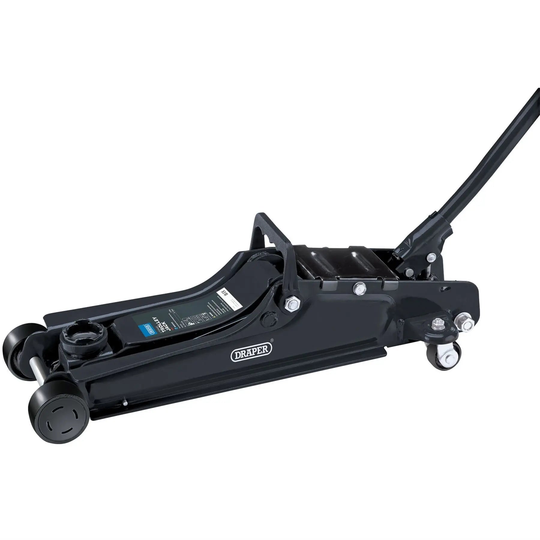 Draper Low Entry Trolley Jack 2 Tonne 02082 White Rose Tools