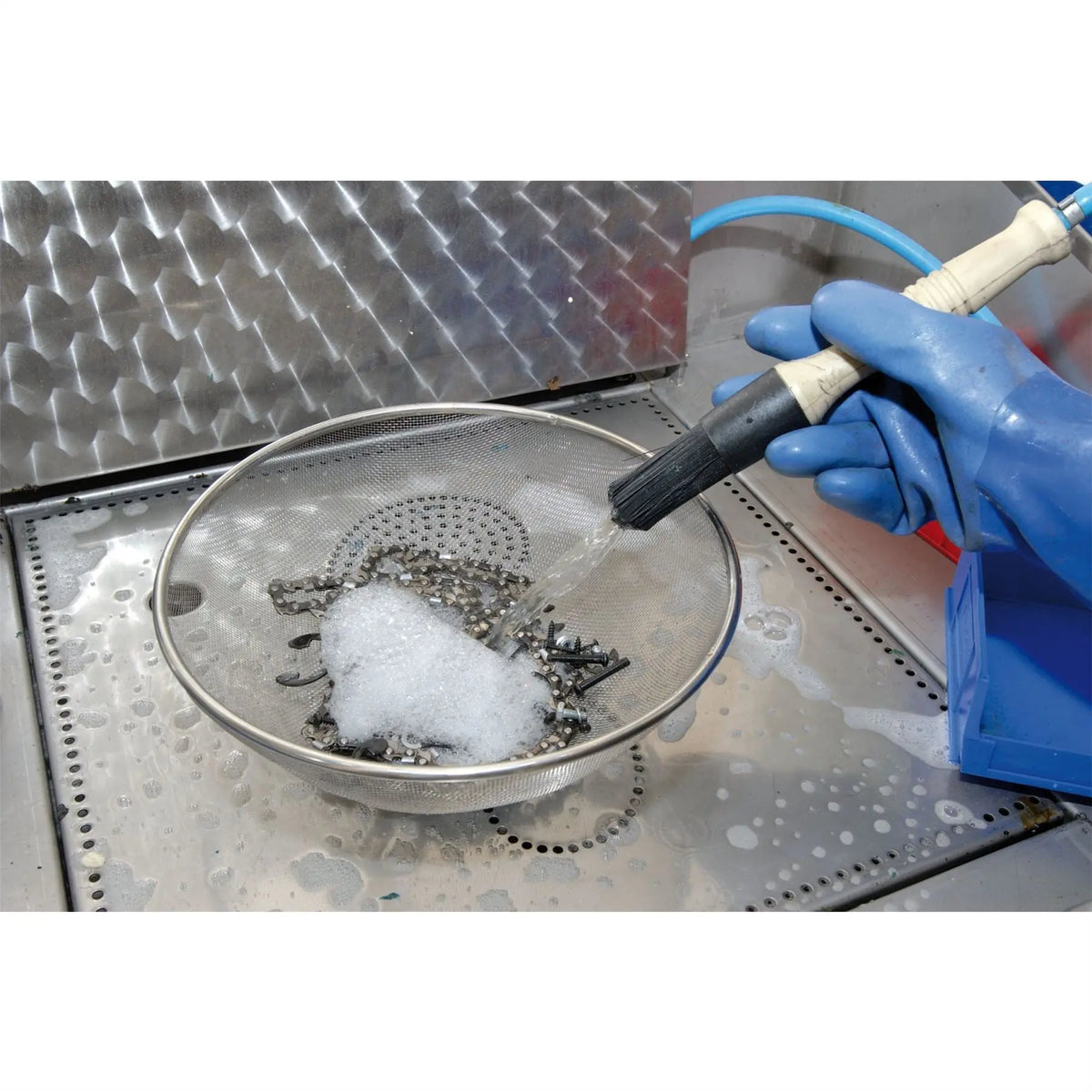 Draper Magnetic Stainless Steel Mesh Parts Washer Bowl 31317 White Rose Tools