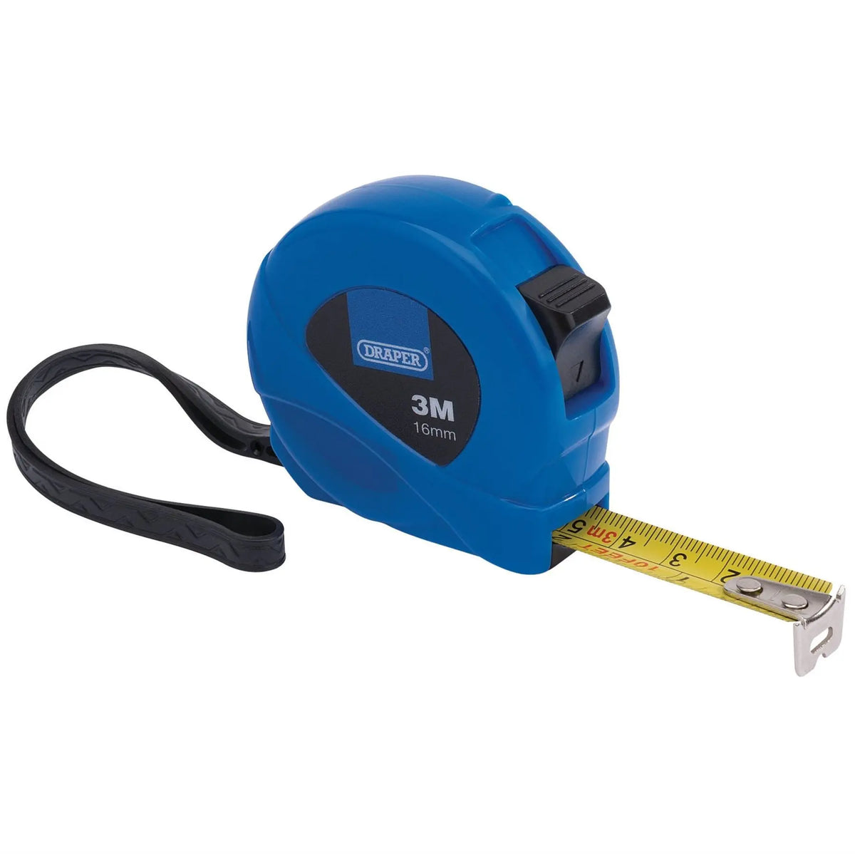 Draper Measuring Tape 3m/10ft x 16mm Blue 75880 White Rose Tools
