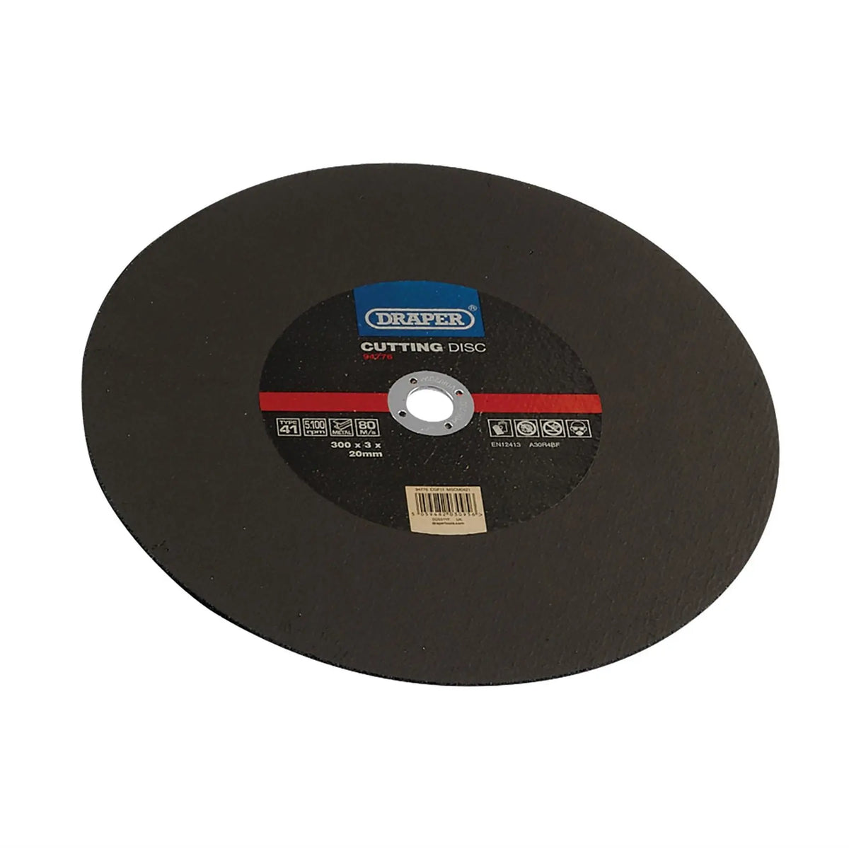 Draper Metal Cutting Disc 300 x 3 x 20mm 94776 White Rose Tools