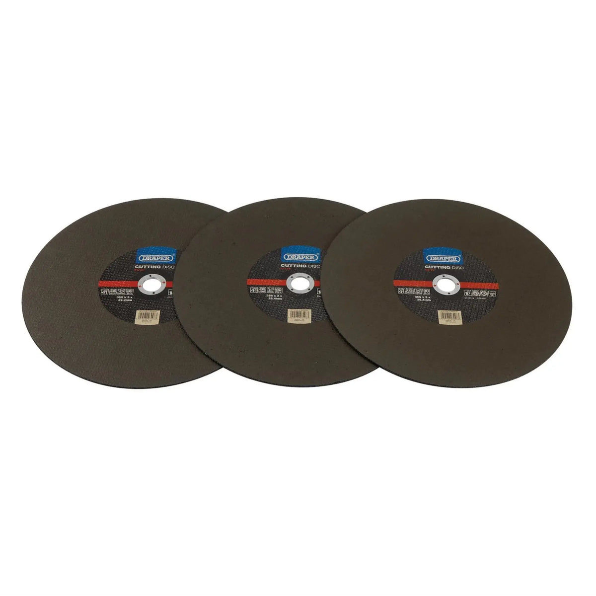 Draper Metal Cutting Disc 355 x 3 x 25.4mm 94778 White Rose Tools