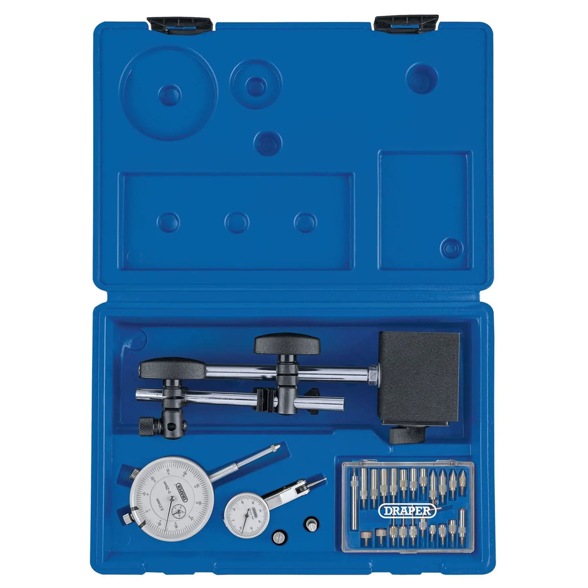 Draper Metric Dial Test Indicator Kit 46609 White Rose Tools