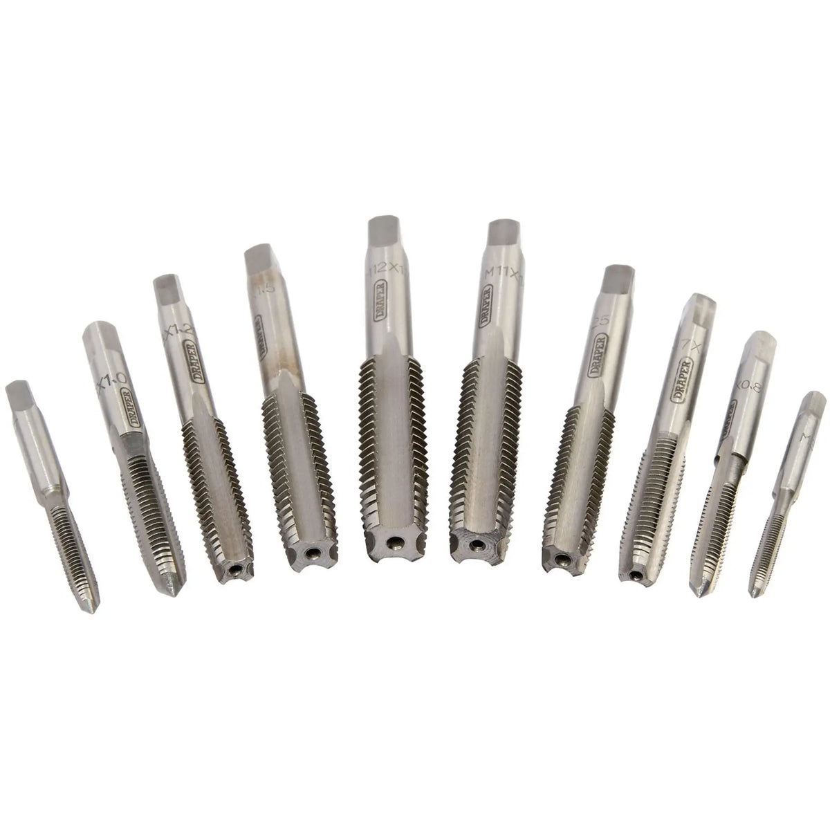 Draper Metric Hand Tap Set (10 Piece) 79200 White Rose Tools