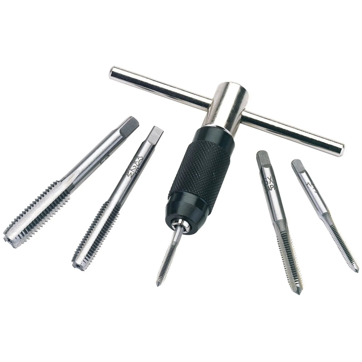 Draper Metric Tap and Holder Set (6 Piece) 79202 White Rose Tools