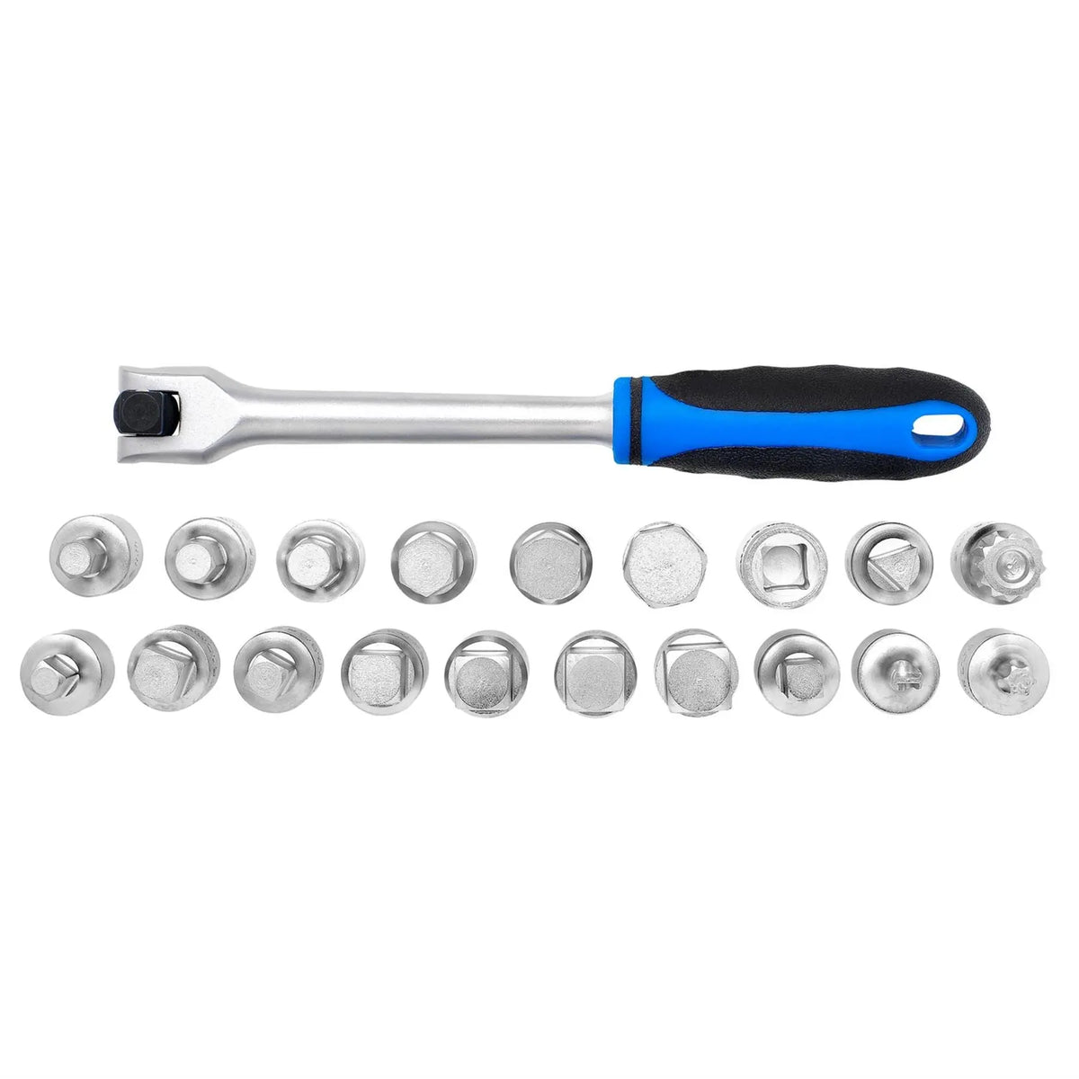 Draper Oil Drain Sump Plug Key Set 3/8" Sq. Dr. (20 Piece) 12396 White Rose Tools