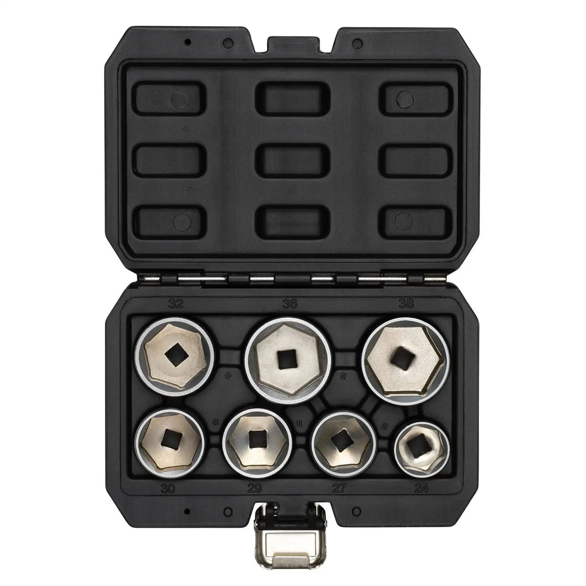 Draper Oil Filter Socket Set 3/8" Sq. Dr. (7 Piece) 02747 White Rose Tools