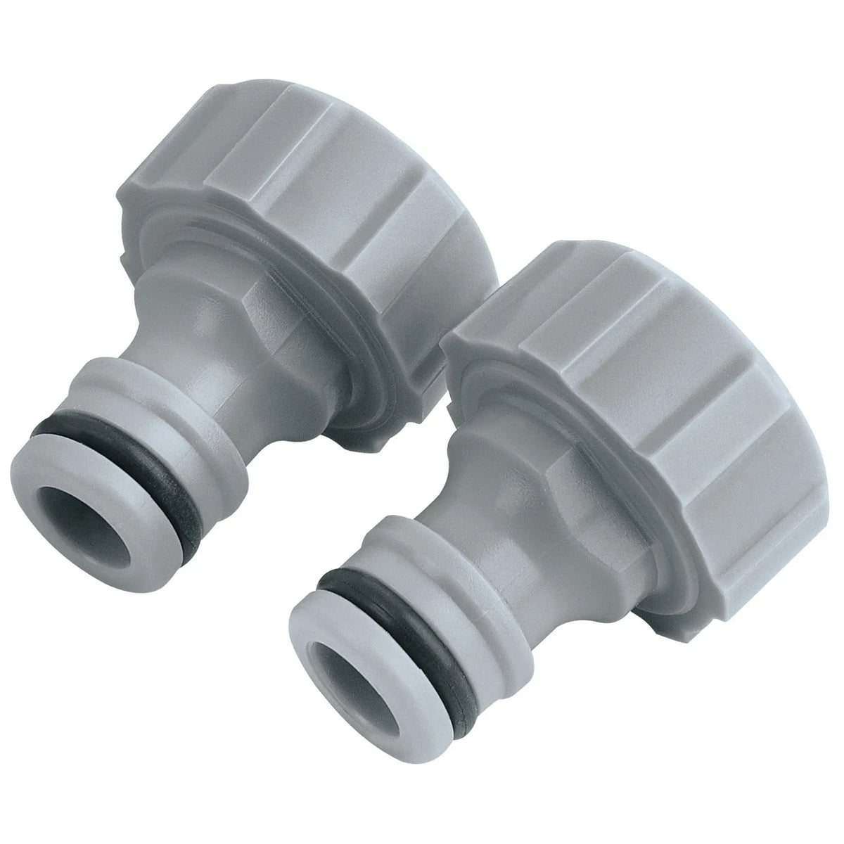 Draper Outdoor Tap Connectors 3/4" (Pack of 2) 25906 White Rose Tools