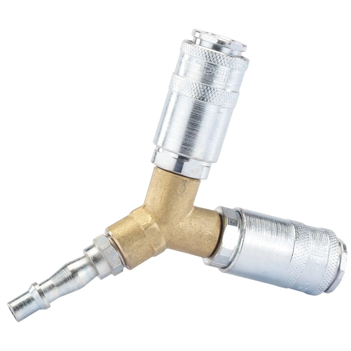 Draper PCL Twin Standard Coupling 2 x Male Couplings 1 x Tailpiece 25855 White Rose Tools