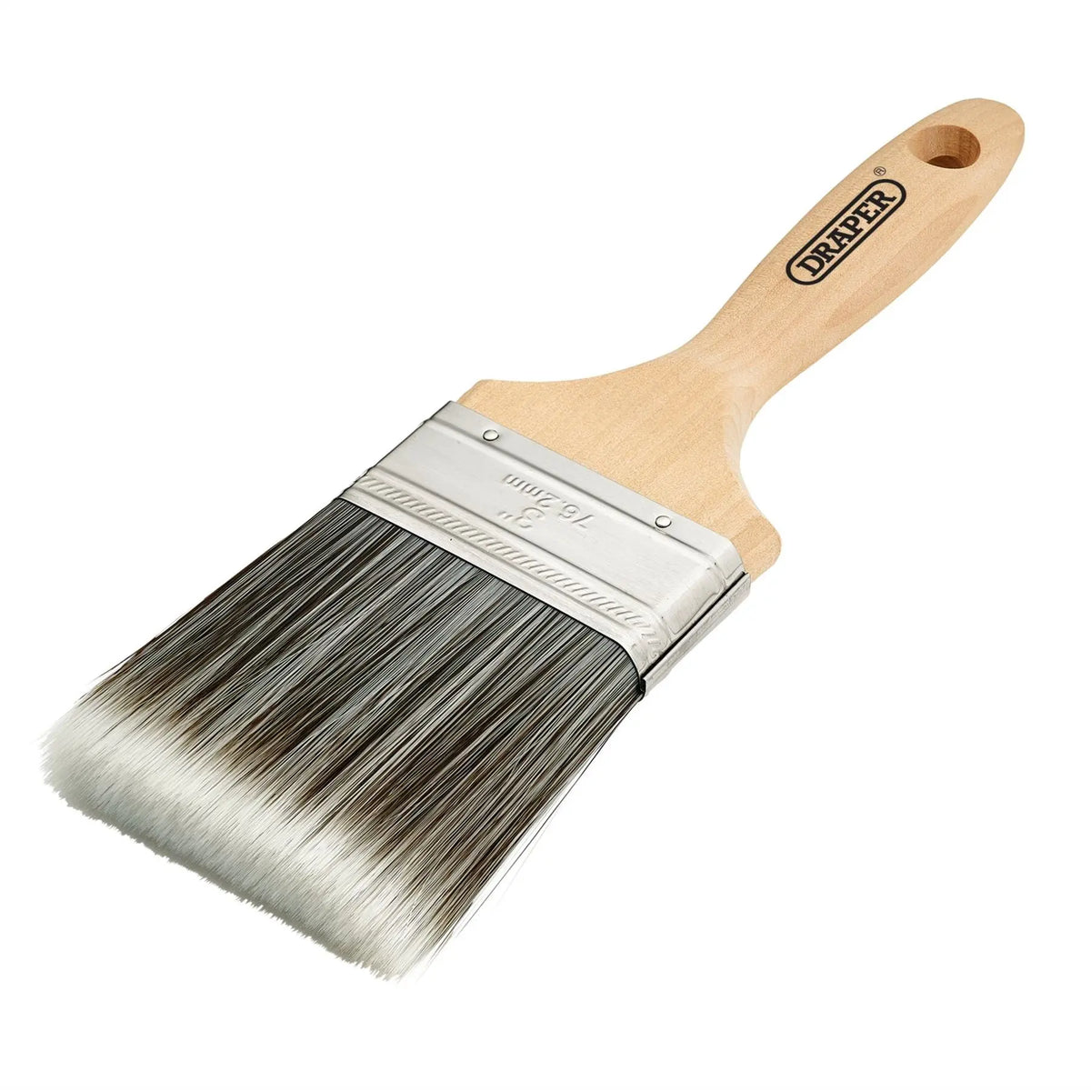 Draper Paint Brush with Wood Handle 3" 20438 White Rose Tools