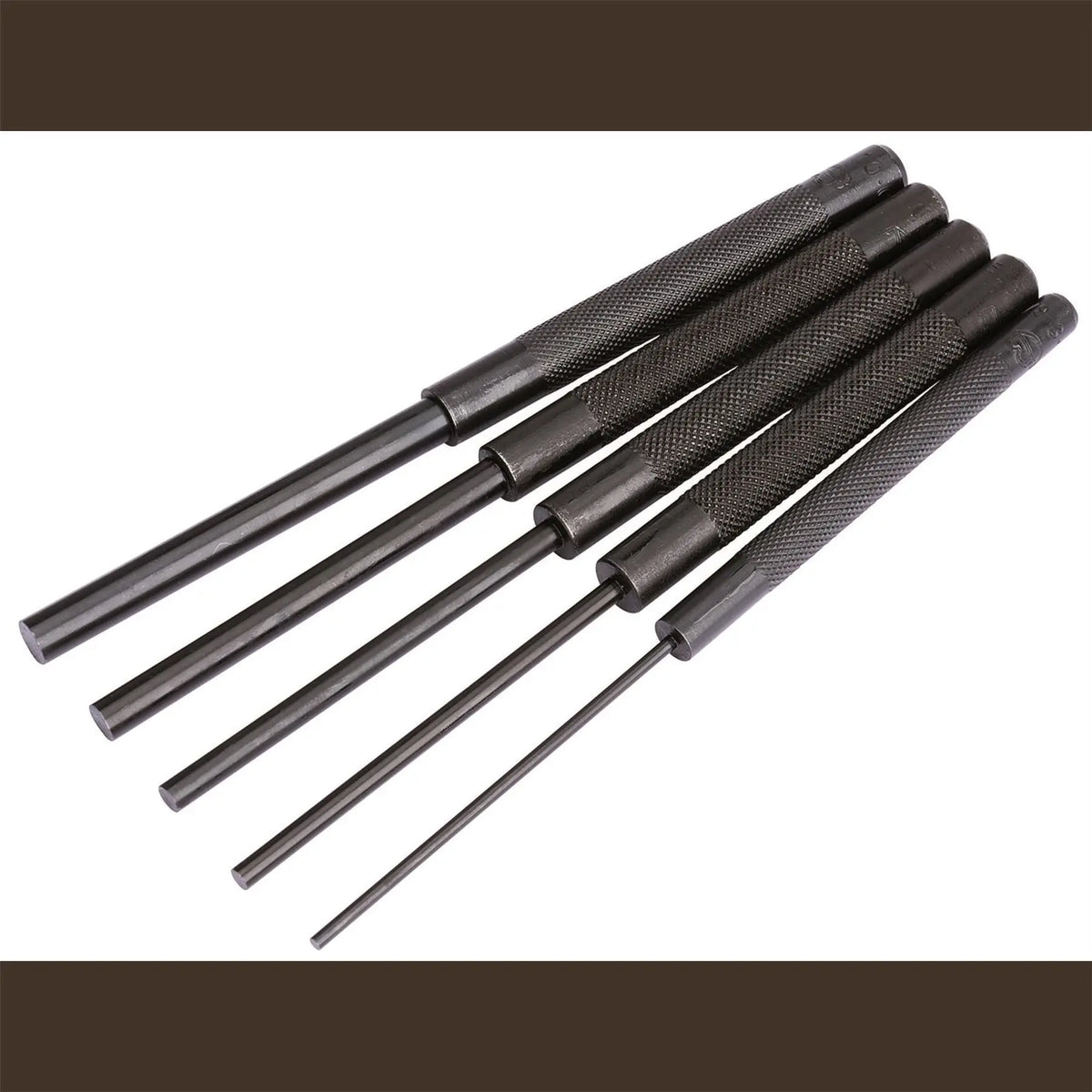 Draper Parallel Pin Punch Set 200mm (5 Piece) 19674 White Rose Tools