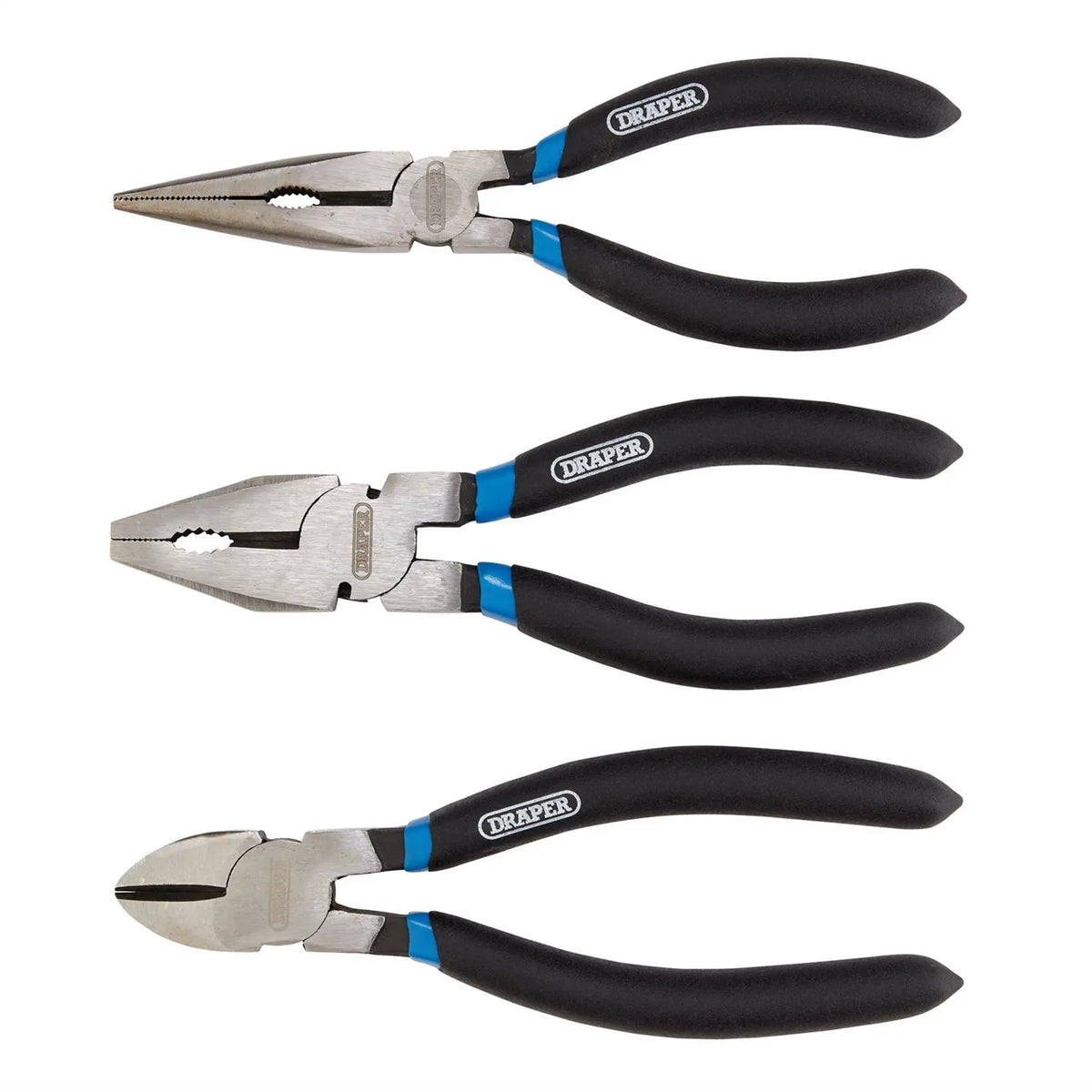 Draper Pliers Set (3 Piece) 07056 White Rose Tools