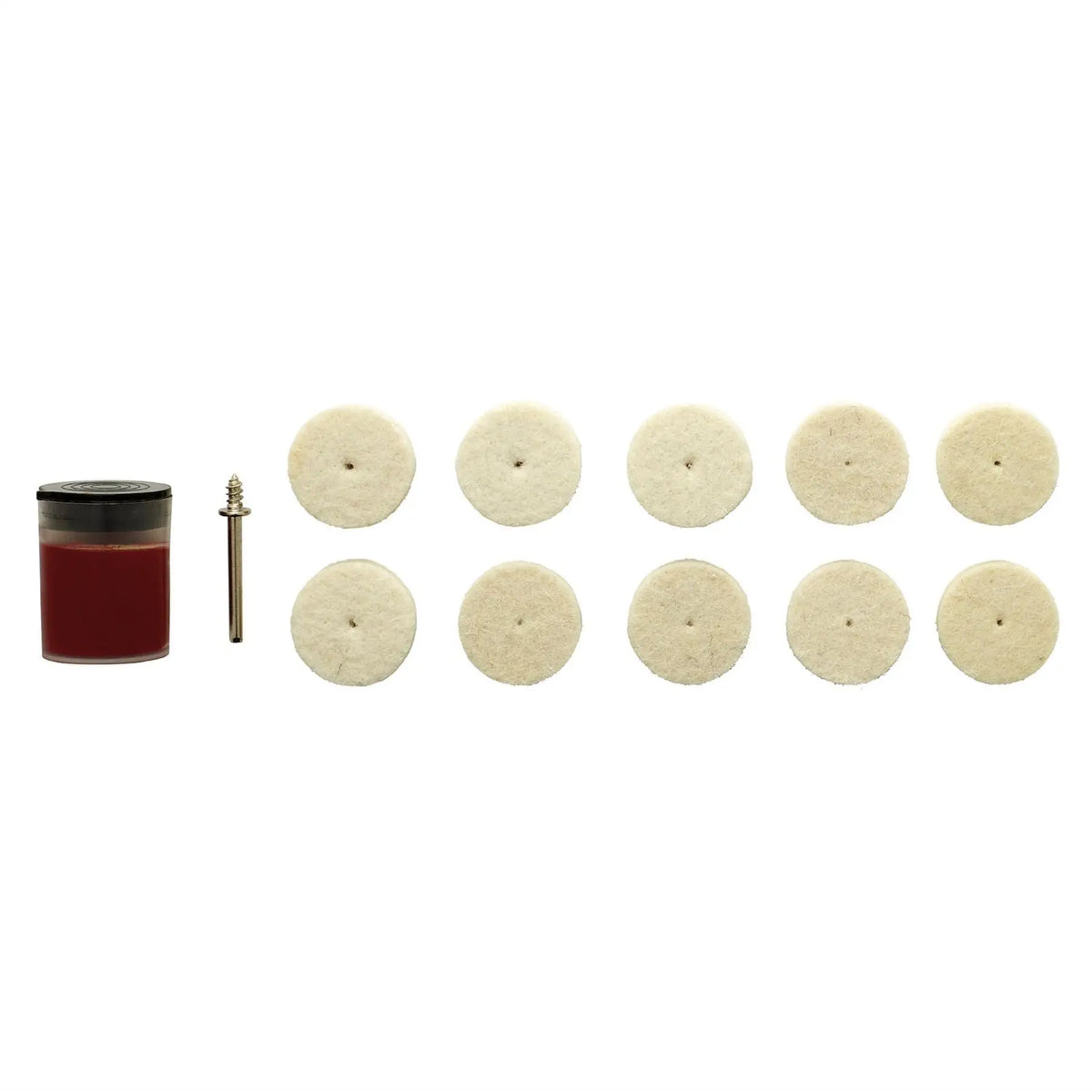 Draper Polishing Wheels Set for D20 Engraver/Grinder (12 Piece) 08958 White Rose Tools