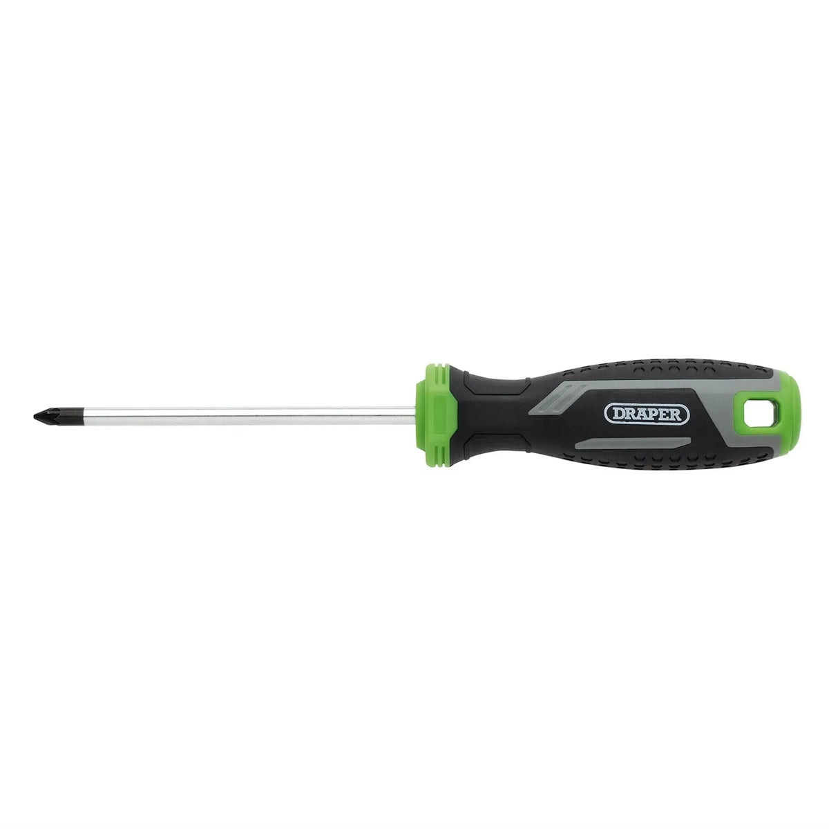 Draper Pozi Soft Grip Screwdriver PZ1 x 100mm 13370 White Rose Tools