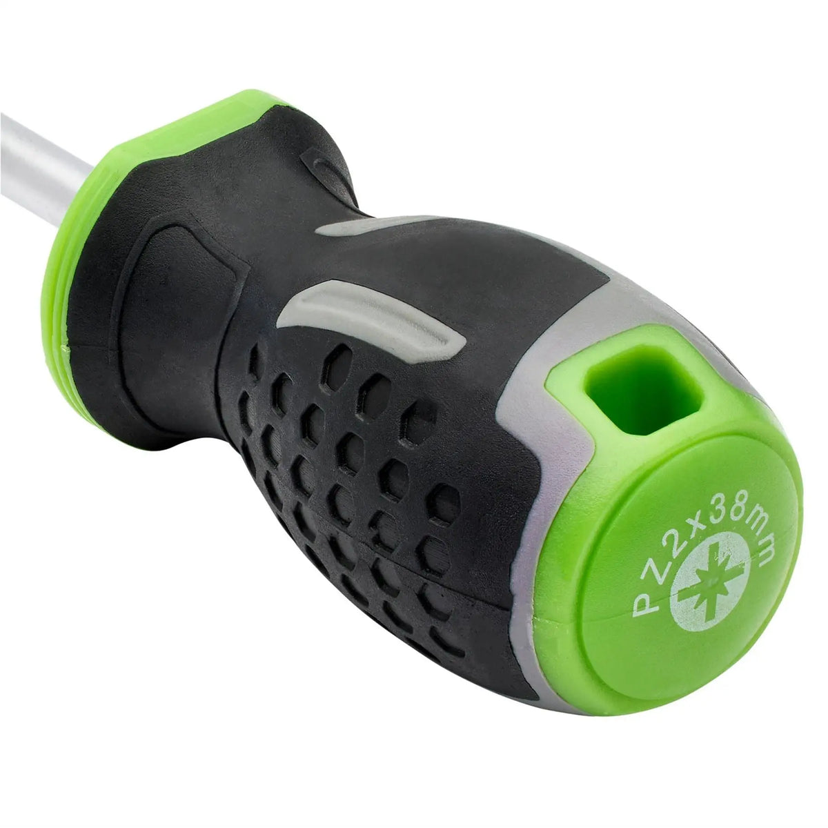 Draper Pozi Soft Grip Screwdriver PZ2 x 38mm 13368 White Rose Tools