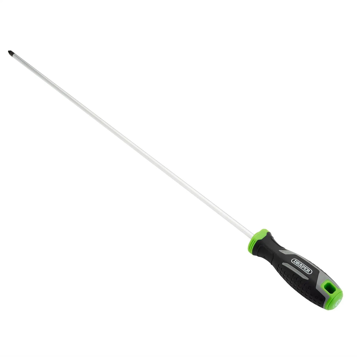 Draper Pozi Soft Grip Screwdriver PZ2 x 450mm 13376 White Rose Tools