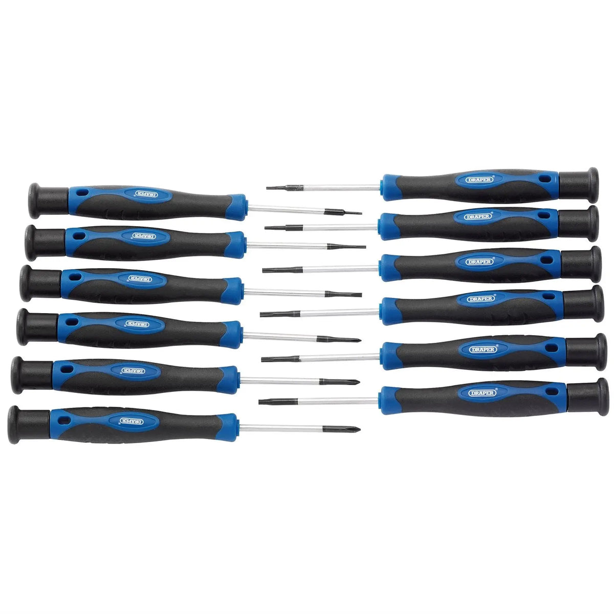 Draper Precision Screwdriver Set (12 Piece) 28118 White Rose Tools