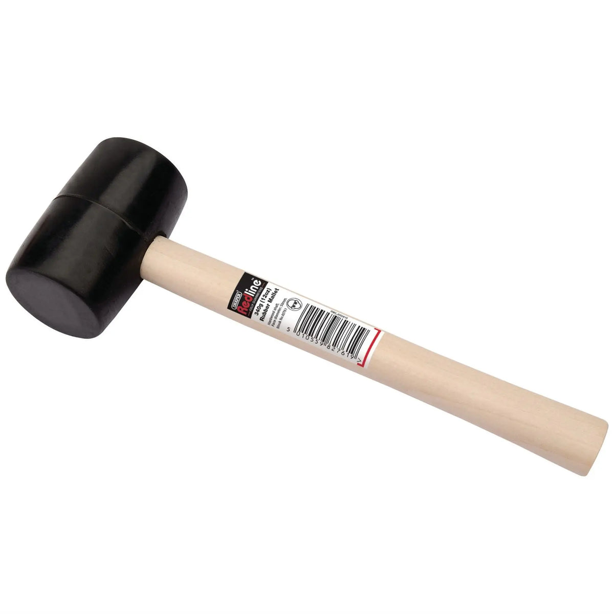 Draper Redline® Rubber Mallet with Hardwood Shaft 82761 White Rose Tools