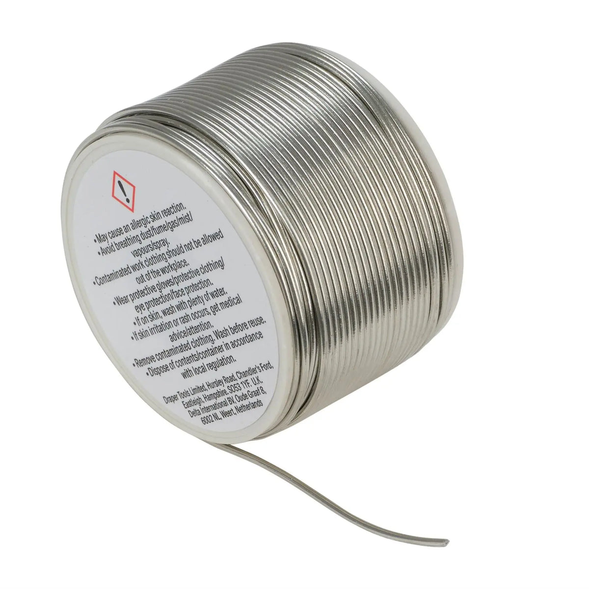 Draper Reel of Lead Free Flux Cored Solder 1.2mm 250g 97994 White Rose Tools
