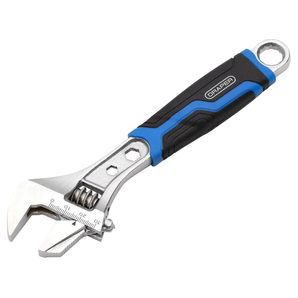 Draper Reversible Adjustable Wrench 200mm 03668 White Rose Tools