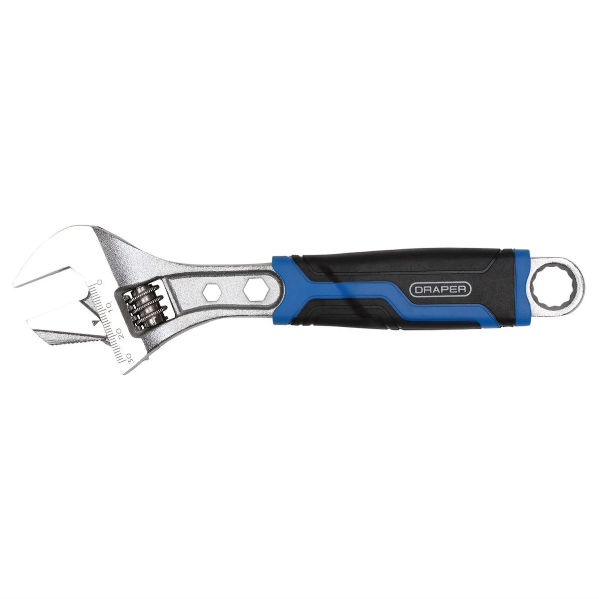 Draper Reversible Adjustable Wrench 200mm 03668 White Rose Tools