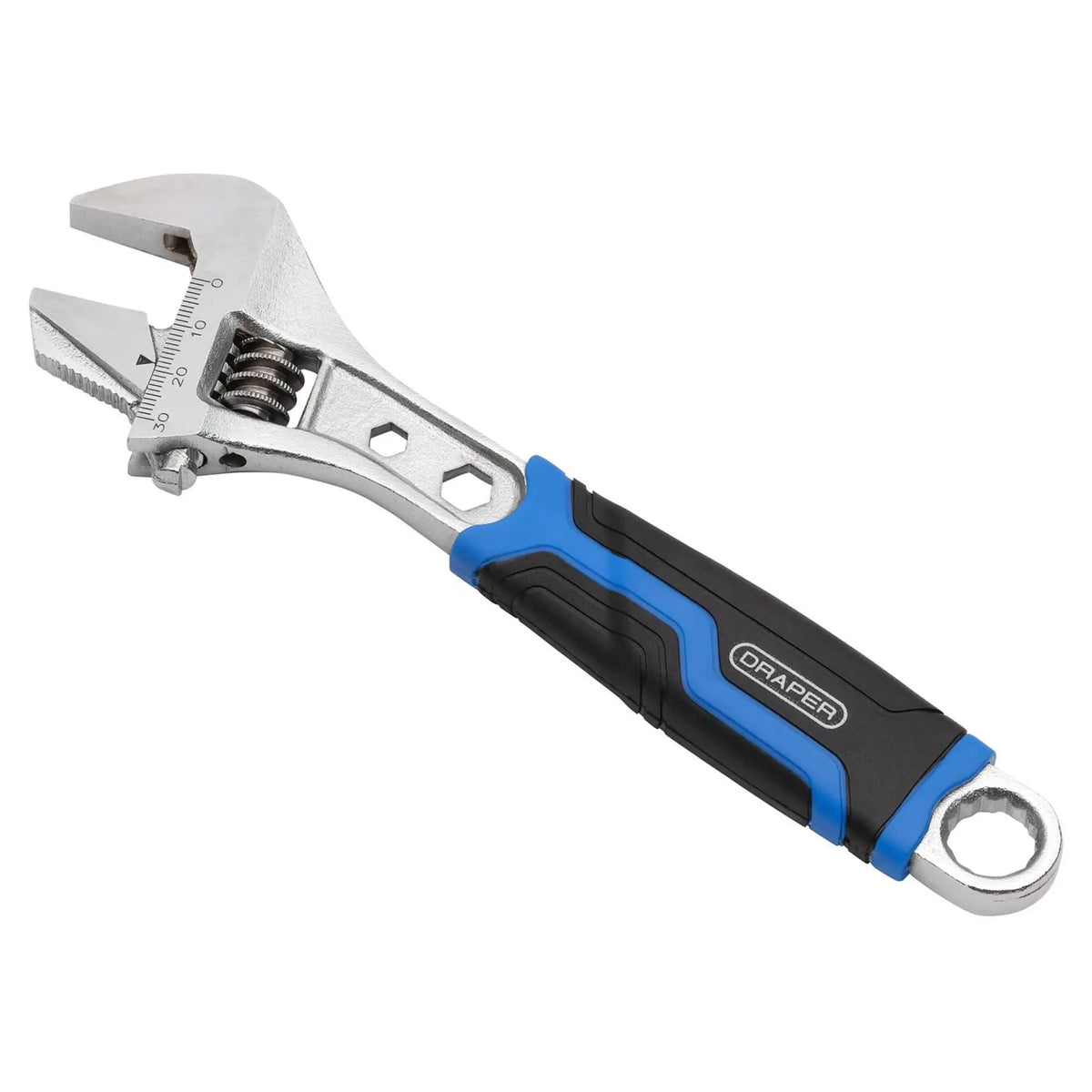 Draper Reversible Adjustable Wrench 200mm 03668 White Rose Tools