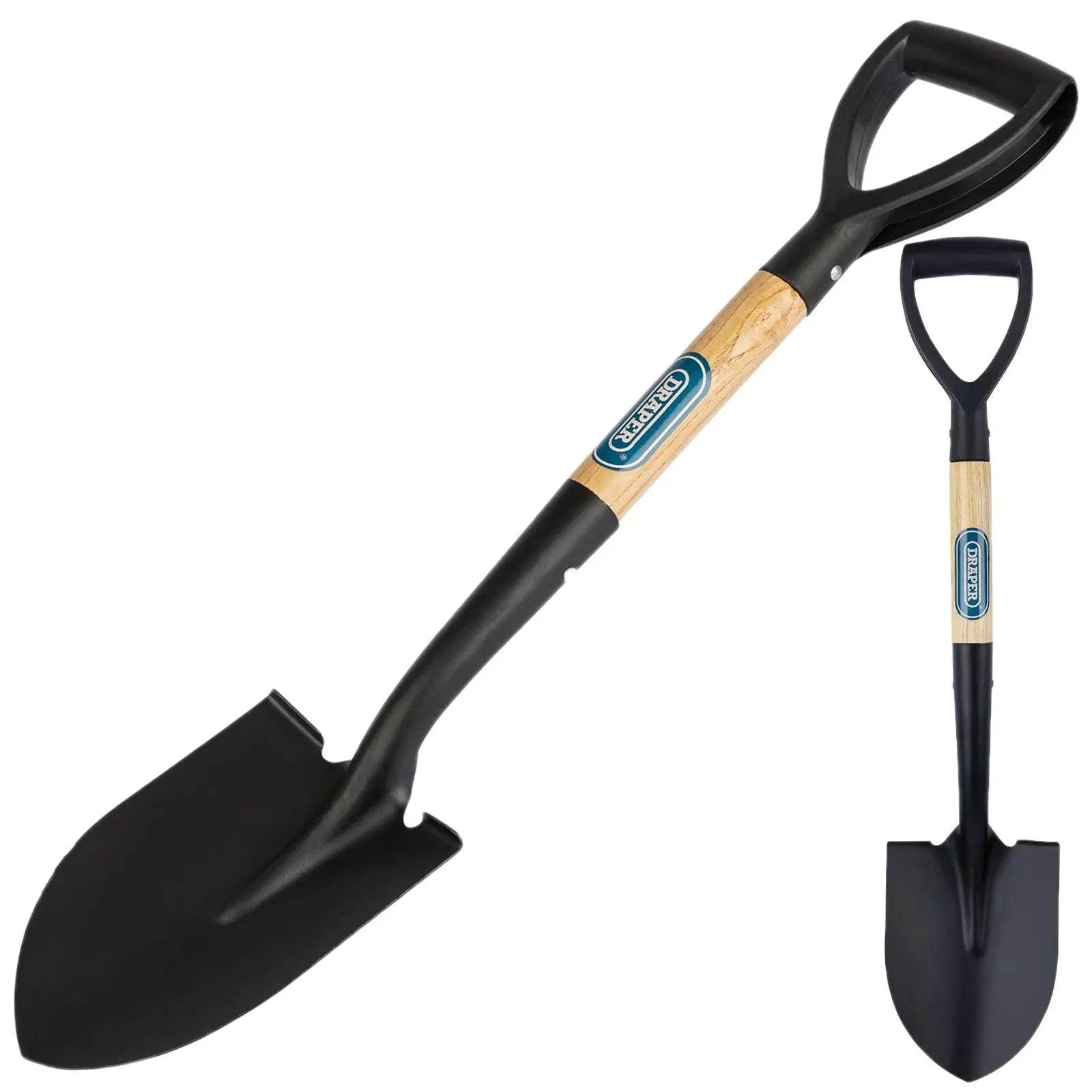 Draper Round Nose Mini Shovel with Wooden Shaft 700mm