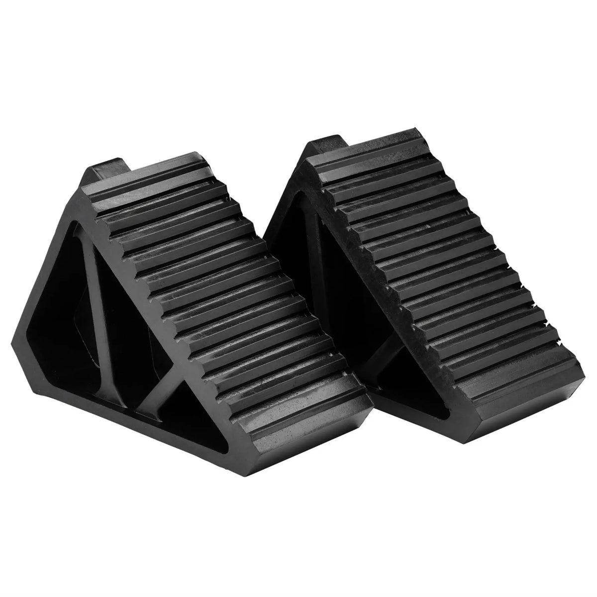 Draper Rubber Wheel Chocks 6 Tonne (Pair) 21132 White Rose Tools