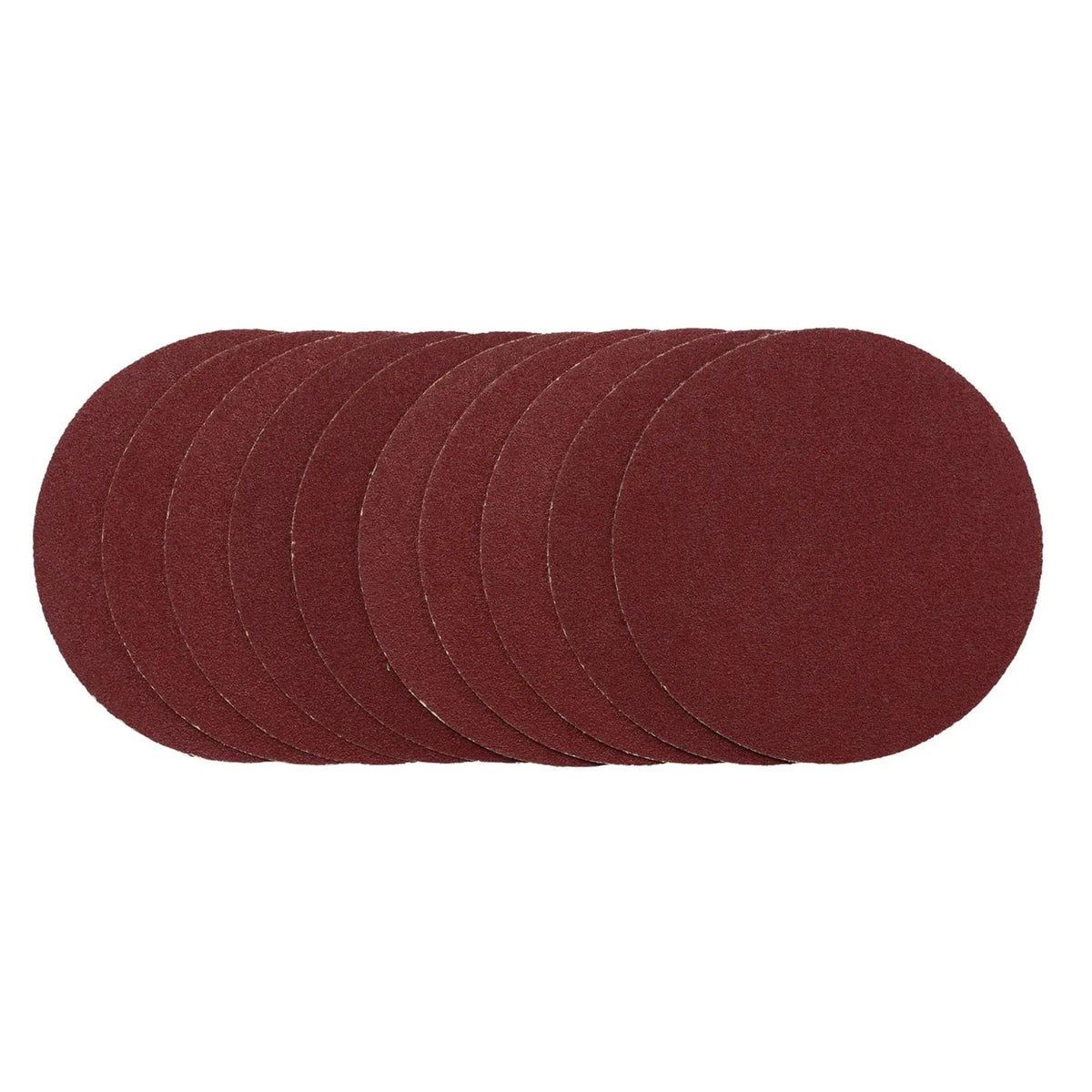 Draper Sanding Discs 125mm Hook & Loop 80G (Pack of 10) 02694 White Rose Tools