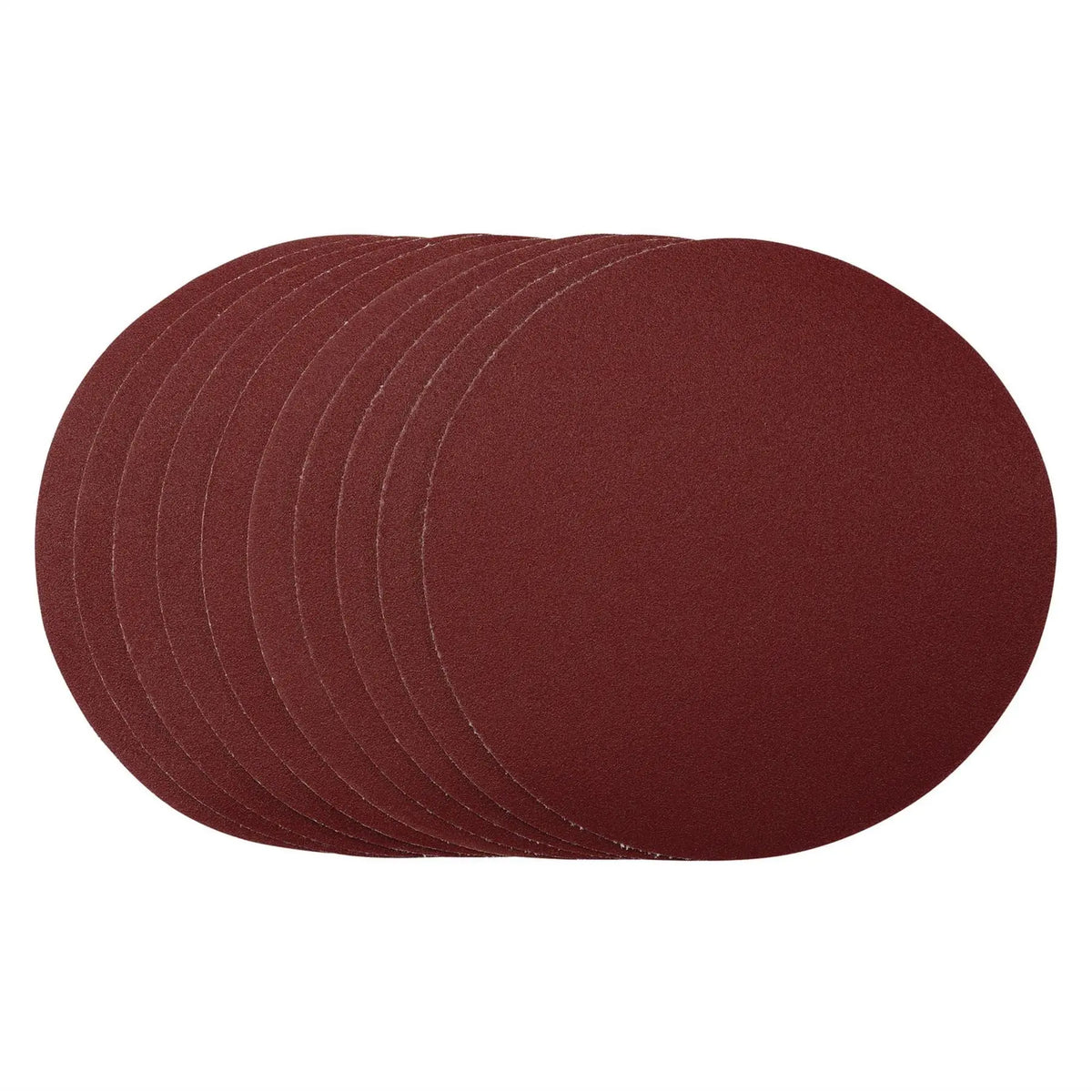 Draper Sanding Discs 180mm Hook & Loop 120 Grit (Pack of 10) 56180 White Rose Tools