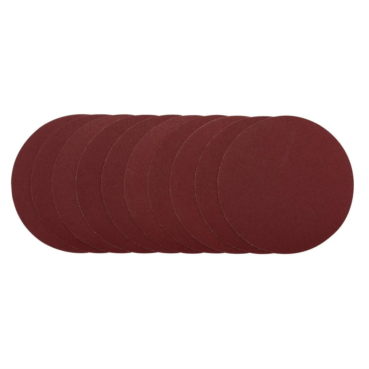 Draper Sanding Discs 200mm 120 Grit (Pack of 10) 10233 White Rose Tools