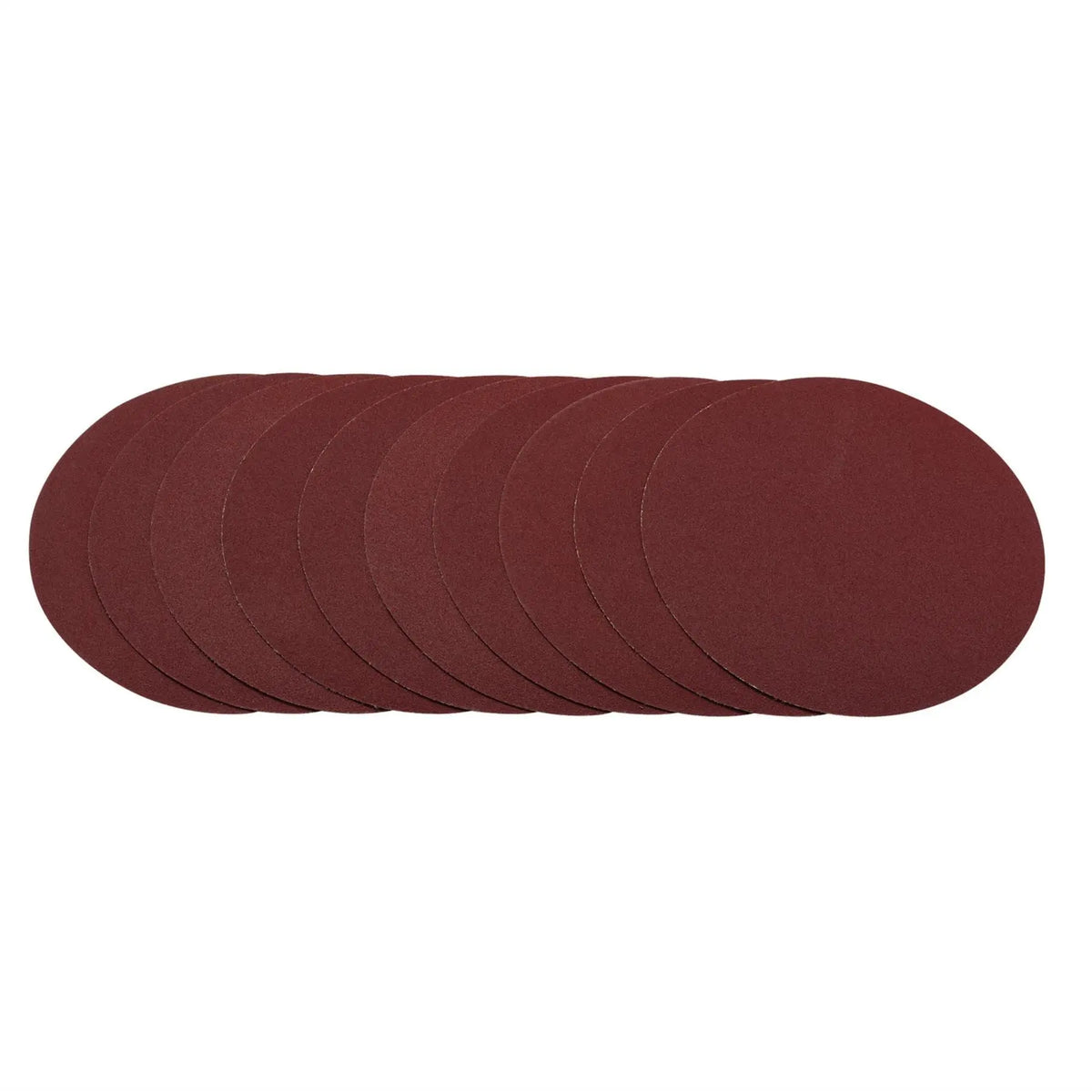 Draper Sanding Discs 200mm 120 Grit (Pack of 10) 10233 White Rose Tools