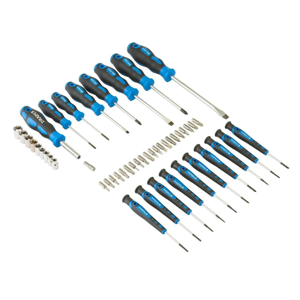 Draper Screwdriver Socket and Bit Set (49 Piece) 20721 White Rose Tools