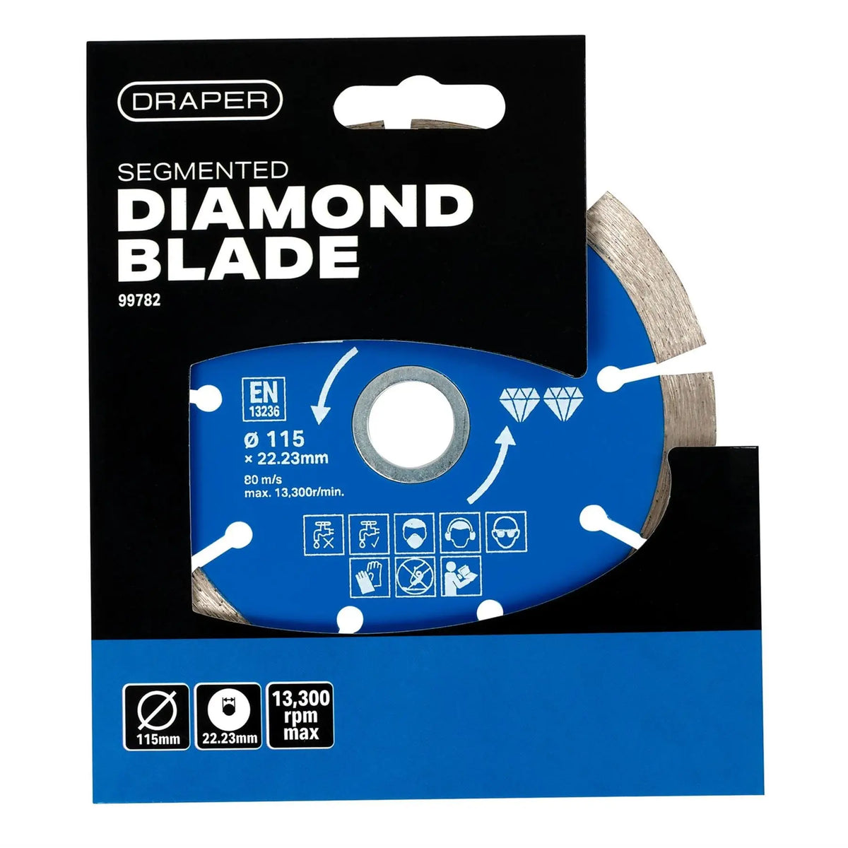 Draper Segmented Diamond Blade 115mm 99782 White Rose Tools