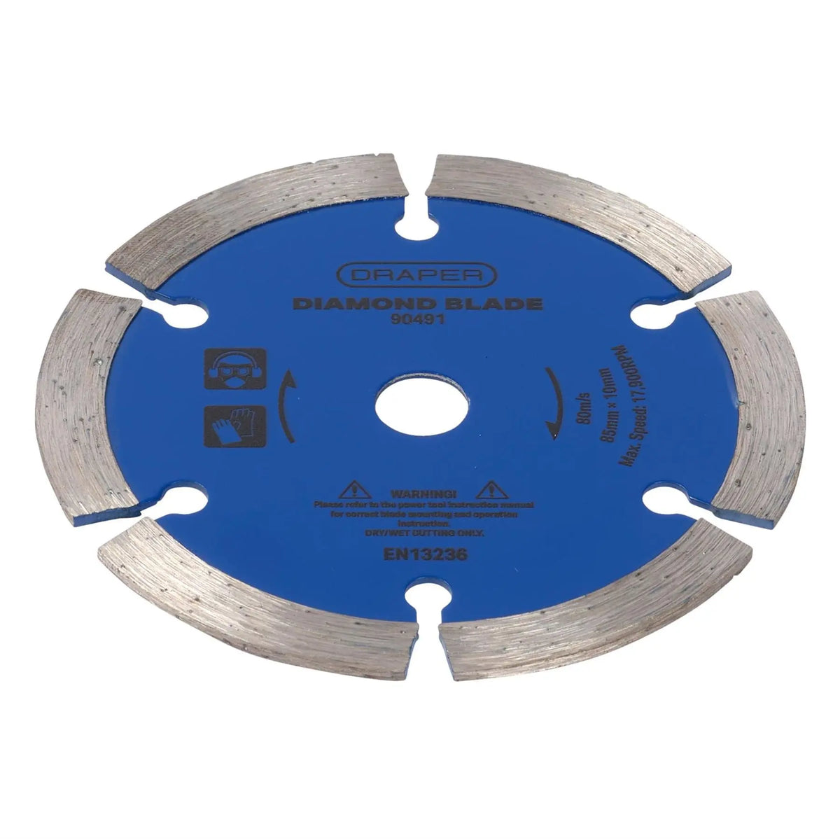 Draper Segmented Diamond Blade 85mm 90491 White Rose Tools