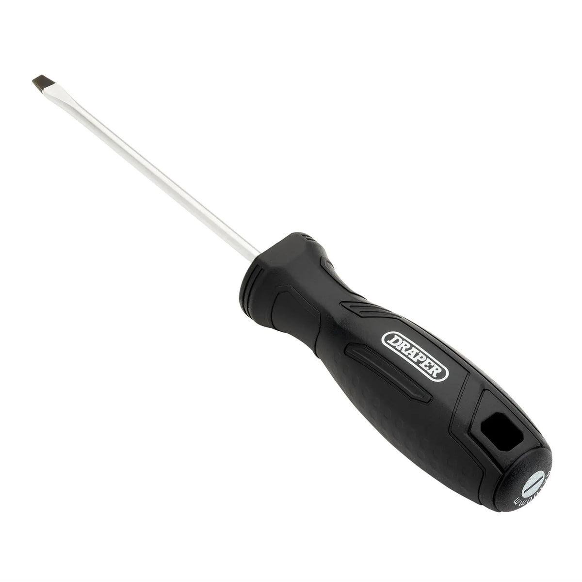 Draper Slotted Hard Grip Screwdriver 4 x 100mm 13531 White Rose Tools