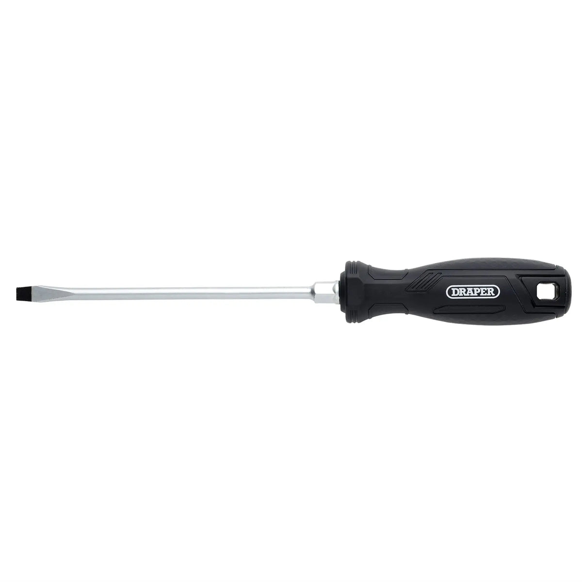 Draper Slotted Hard Grip Screwdriver 6.5 x 150mm 13542 White Rose Tools