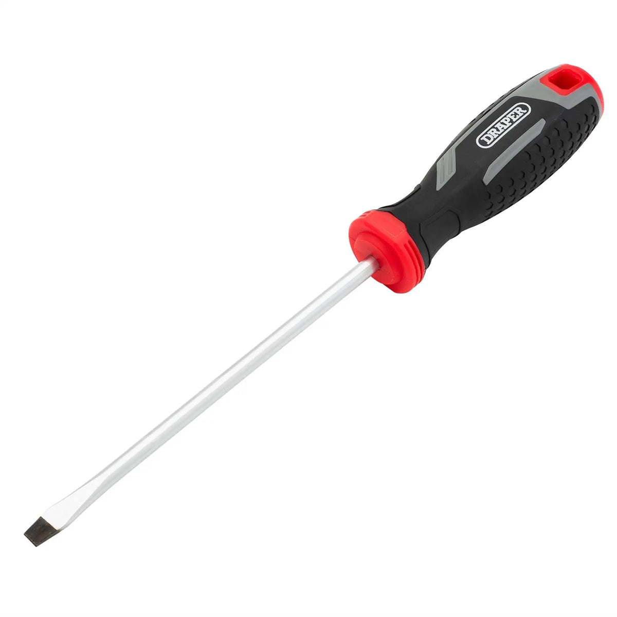 Draper Slotted Soft Grip Screwdriver SL6 x 150mm 13390 White Rose Tools
