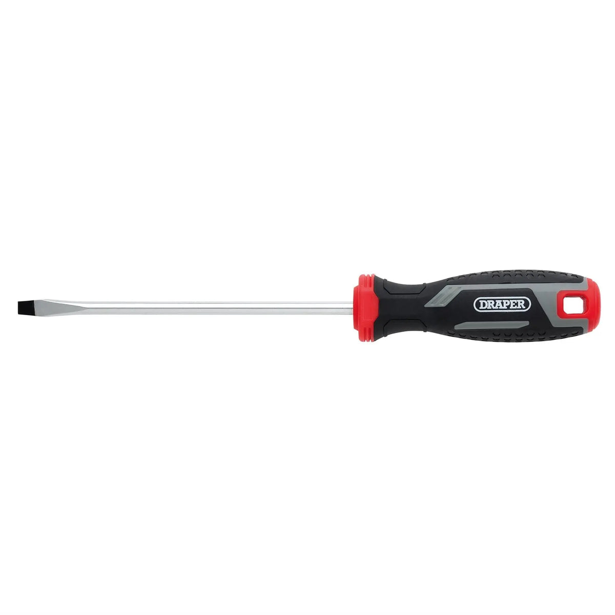 Draper Slotted Soft Grip Screwdriver SL6 x 150mm 13390 White Rose Tools