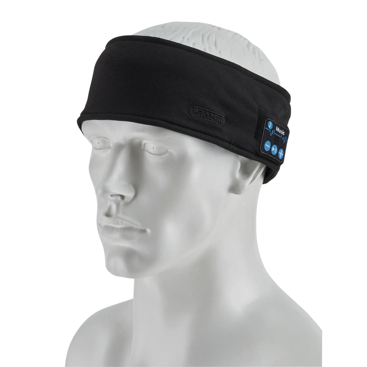 Draper Smart Wireless Rechargeable Headband with USB Charging Cable Black One Size 28340 White Rose Tools